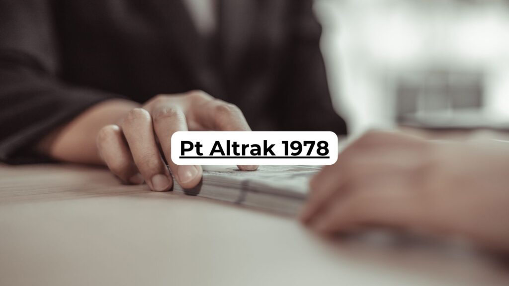 Pt Altrak 1978